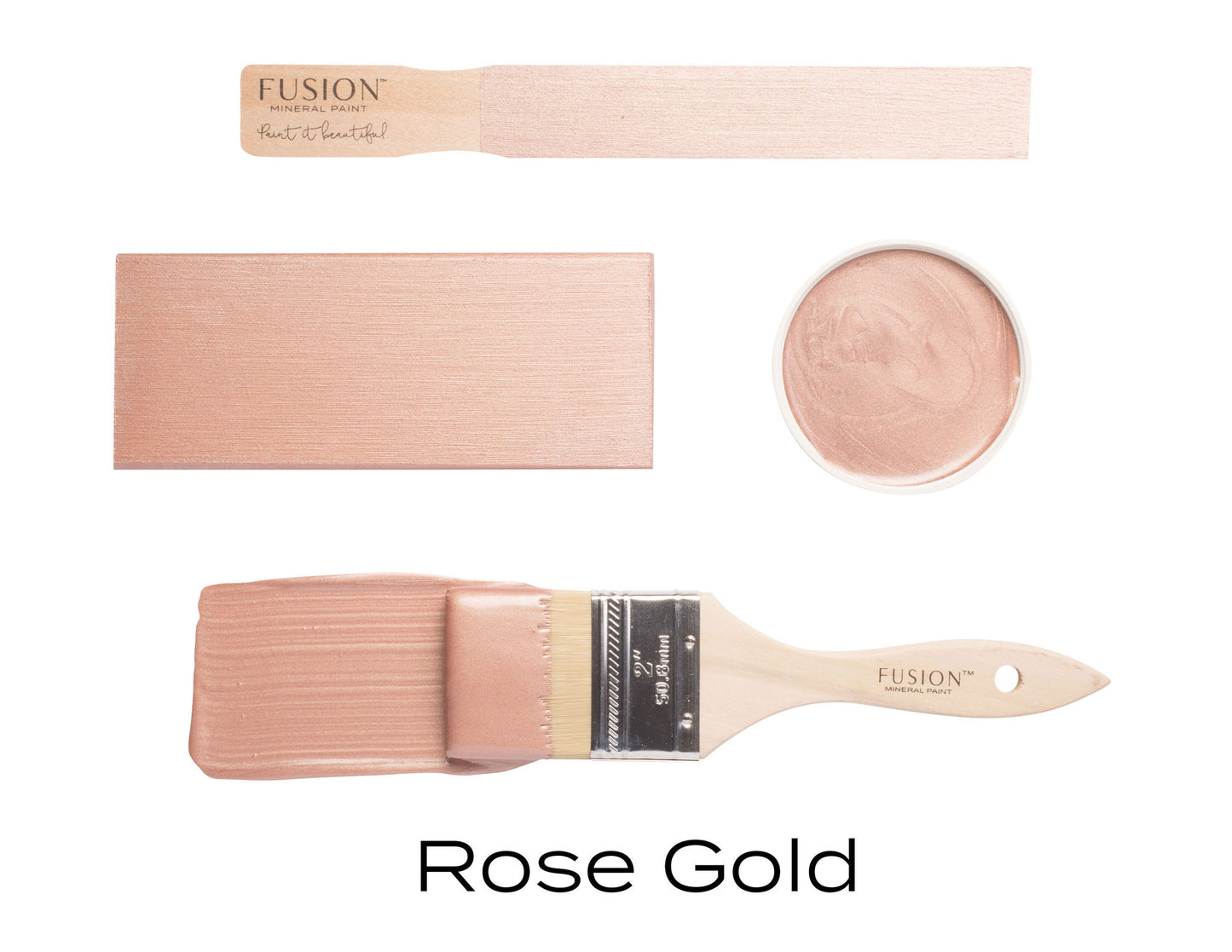 Rose Gold Fusion Metallic Paint