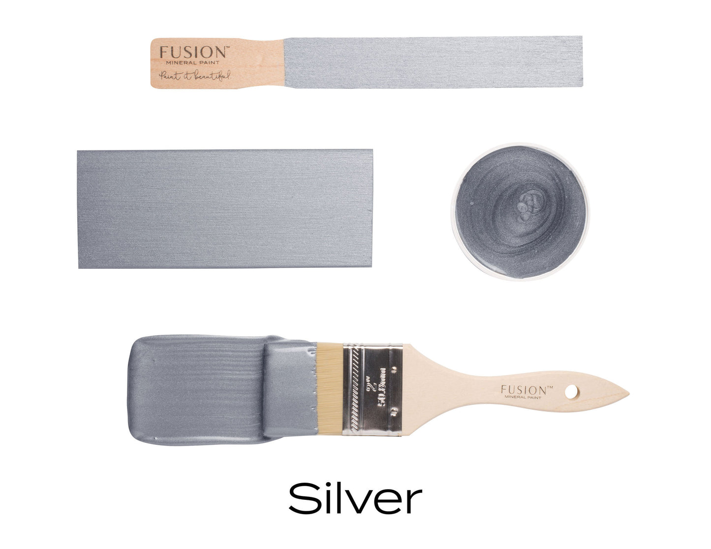 Silver Fusion Metallic Paint